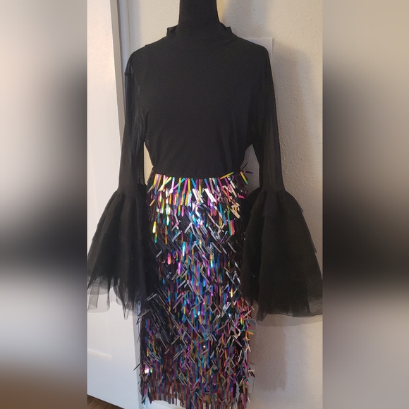 Gabrielle Union Confetti Pencil Skirt - Picture 2 of 10